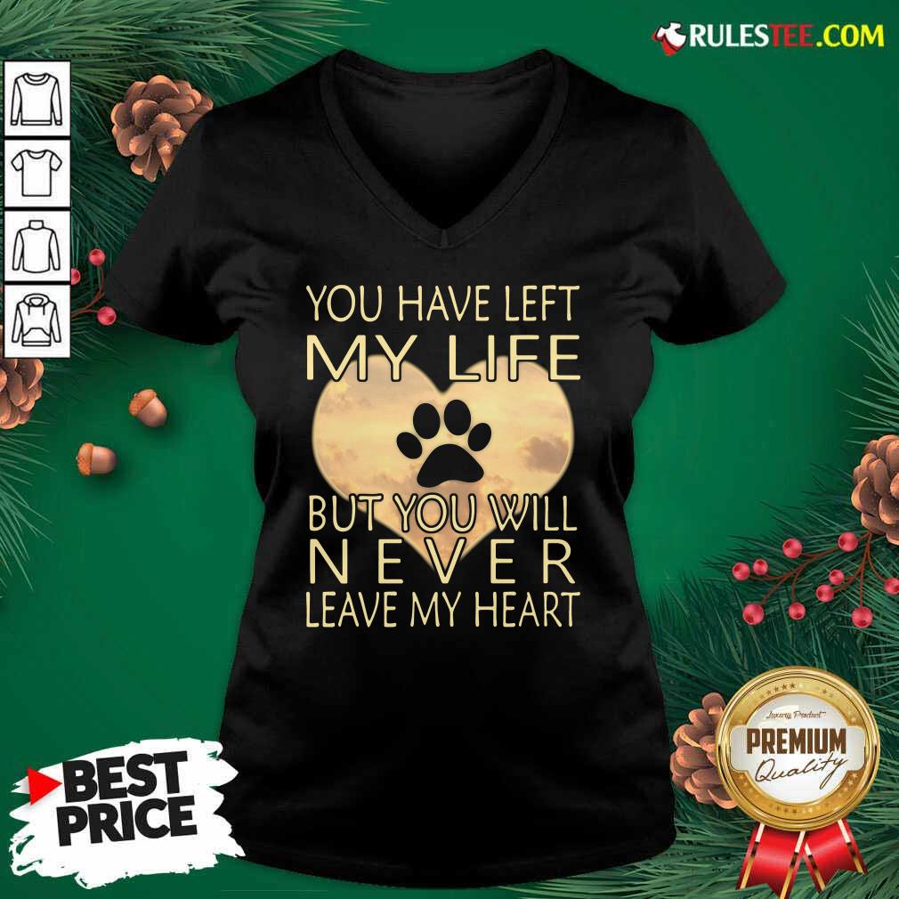 Premium Veterinarian You Have Left My Life But You Will Never Leave My Heart Shirt - Image 3