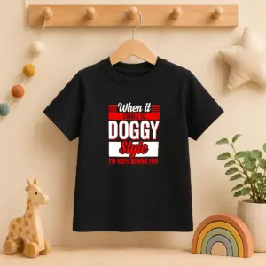 Alternative view of Premium When It Comes To Doggy Style I Am 100 Percent Behind You Shirt