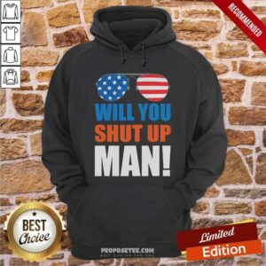 Alternative view of Premium Will You Shut Up Man Squatch King Sarcastic Nerd Threads Gag Shirt