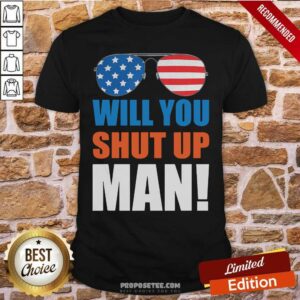 Premium Will You Shut Up Man Squatch King Sarcastic Nerd Threads Gag Shirt