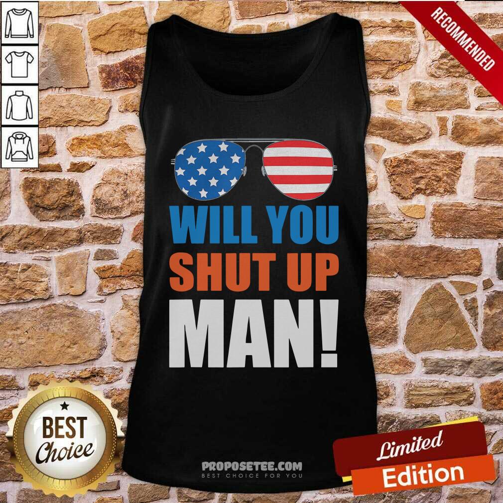 Premium Will You Shut Up Man Squatch King Sarcastic Nerd Threads Gag Shirt - Image 4