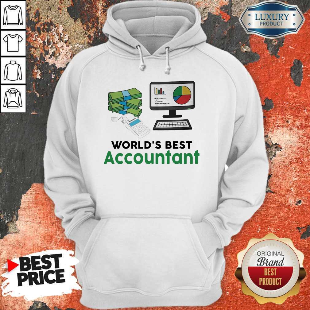 Premium Worlds Best Accountatn Computer Bill Money Shirt - Image 5