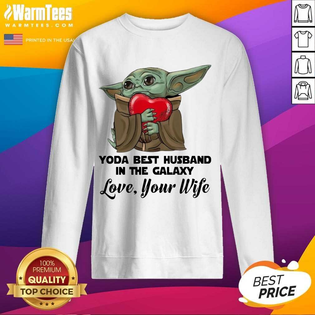 Premium Yoda Best Husband In The Galaxy Love Your Boyfriend Shirt - Image 3