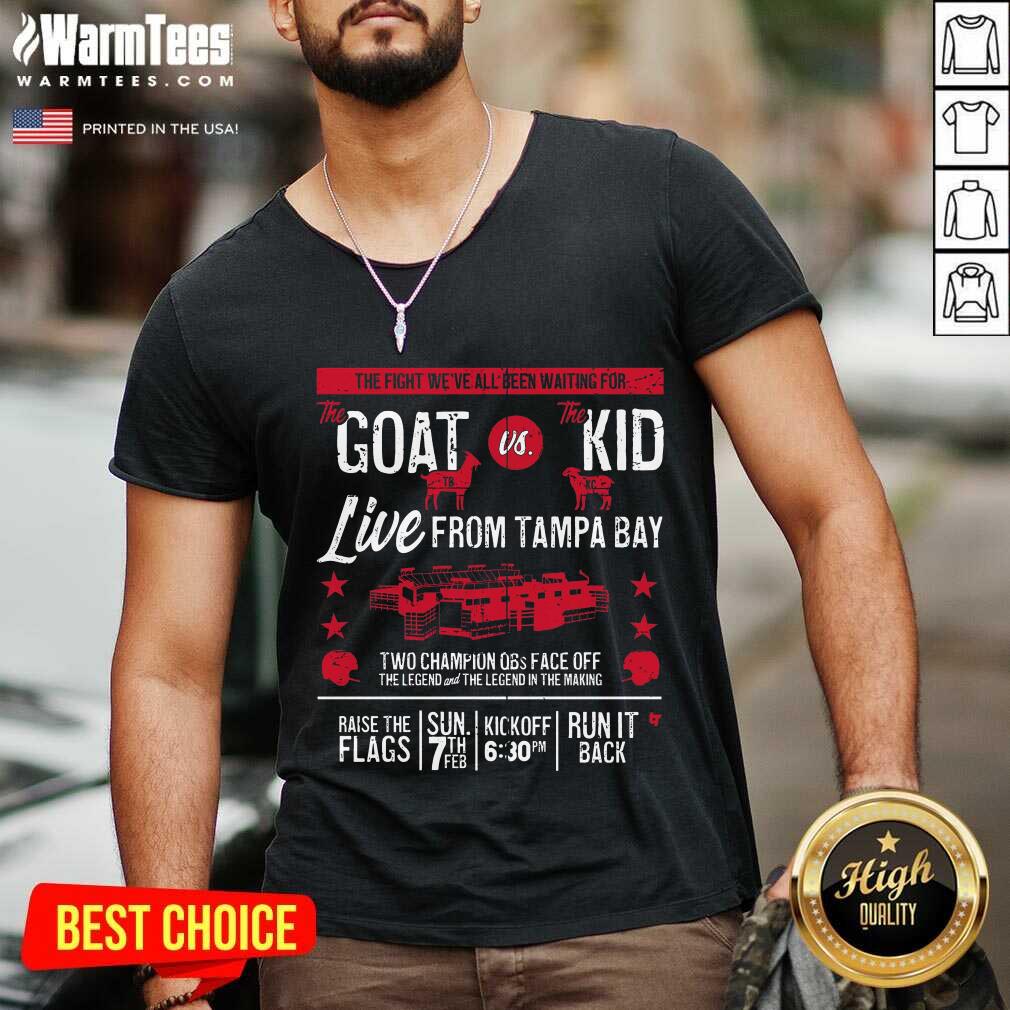 Premium Goat Vs Kid Live From Tampa Bay Shirt - Image 5