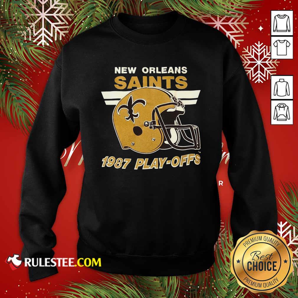 Pretty 1987 New Orleans Saints Playoffs Vintage Shirt - Image 5