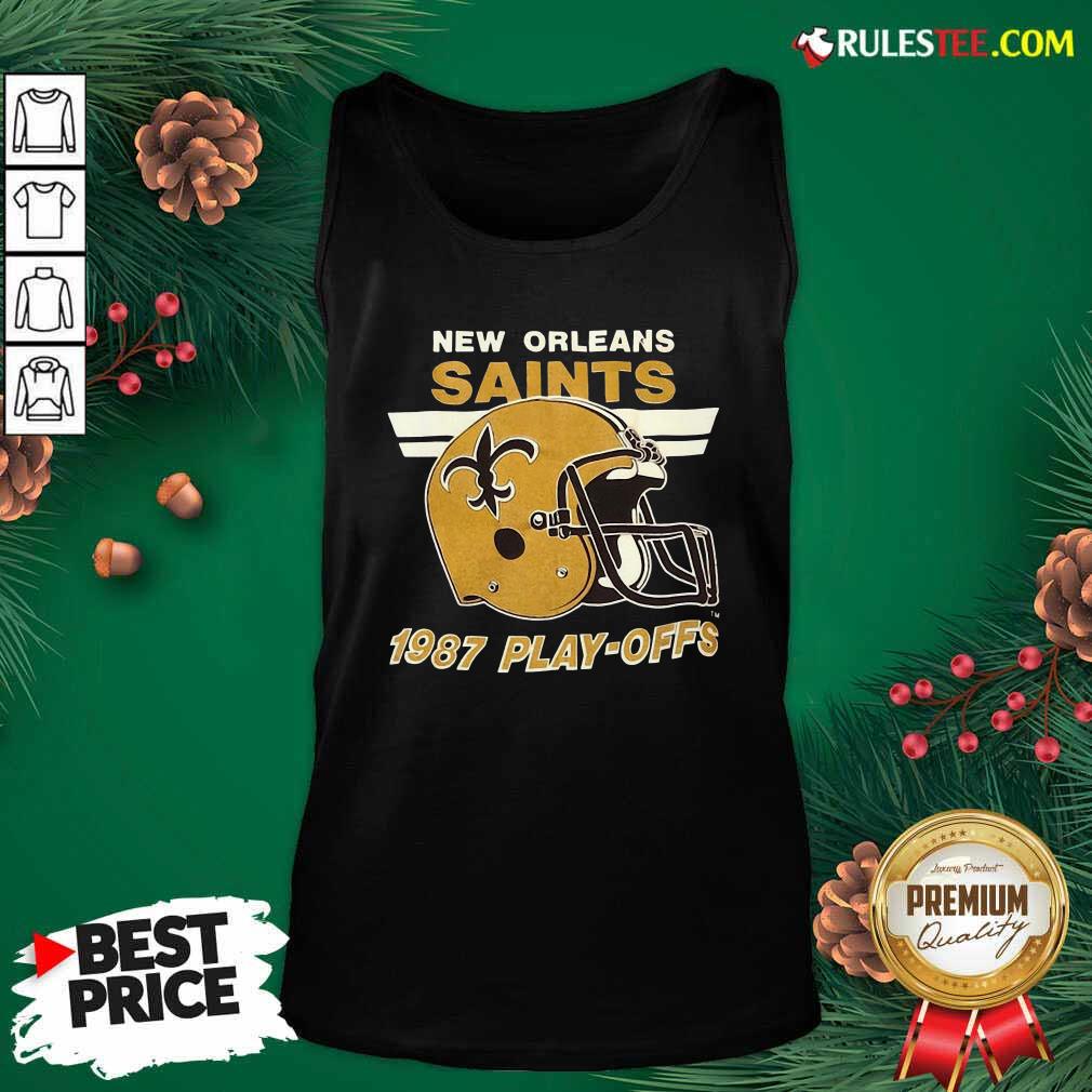 Pretty 1987 New Orleans Saints Playoffs Vintage Shirt - Image 4