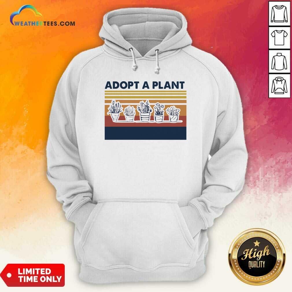 Pretty Adopt A Plant Vintage Retro Shirt - Image 5