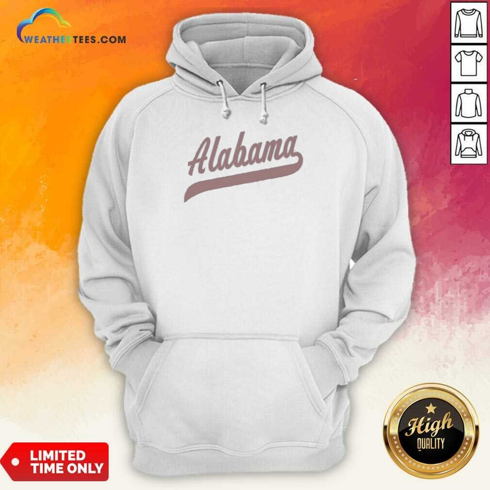 Pretty Alabama Baseball Logo Script Vintage Shirt - Image 2