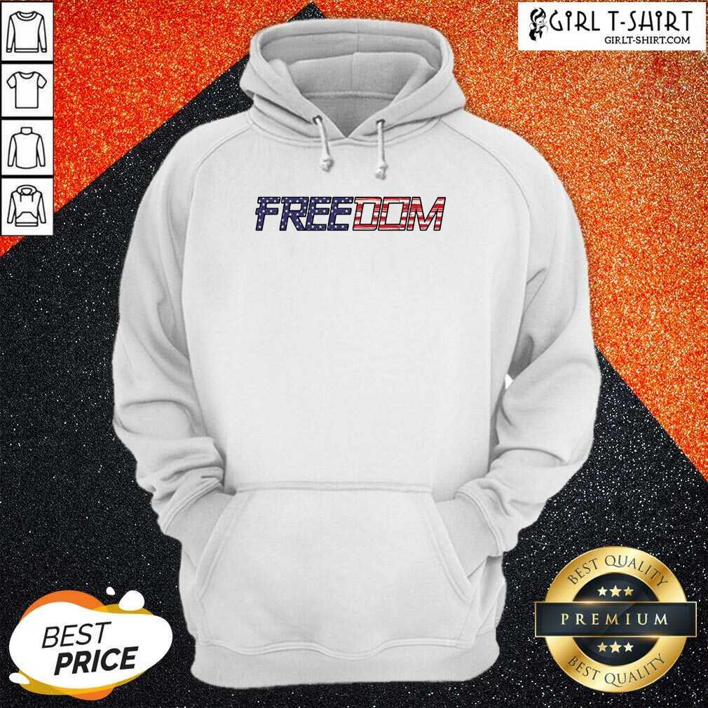 Pretty American Flag Patriotic Freedom Shirt - Image 5