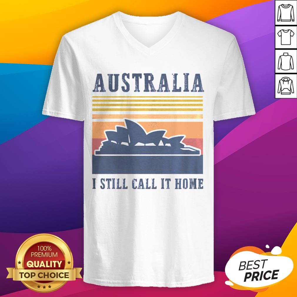 Pretty Australia I Still Call It Home Vintage Retro Shirt - Image 4