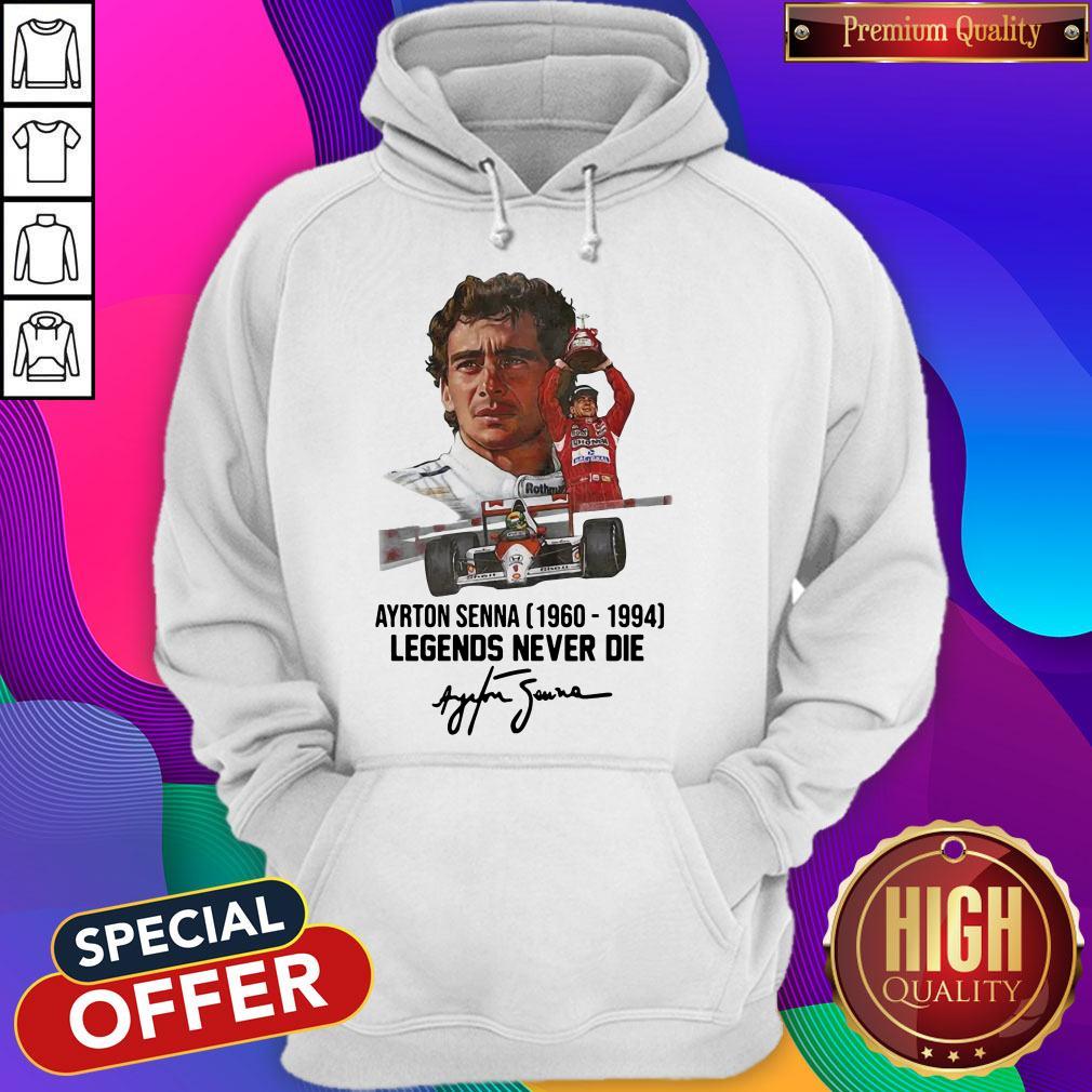 Pretty Ayrton Senna 1960-1994 Legends Never Die Signature Shirt - Image 5