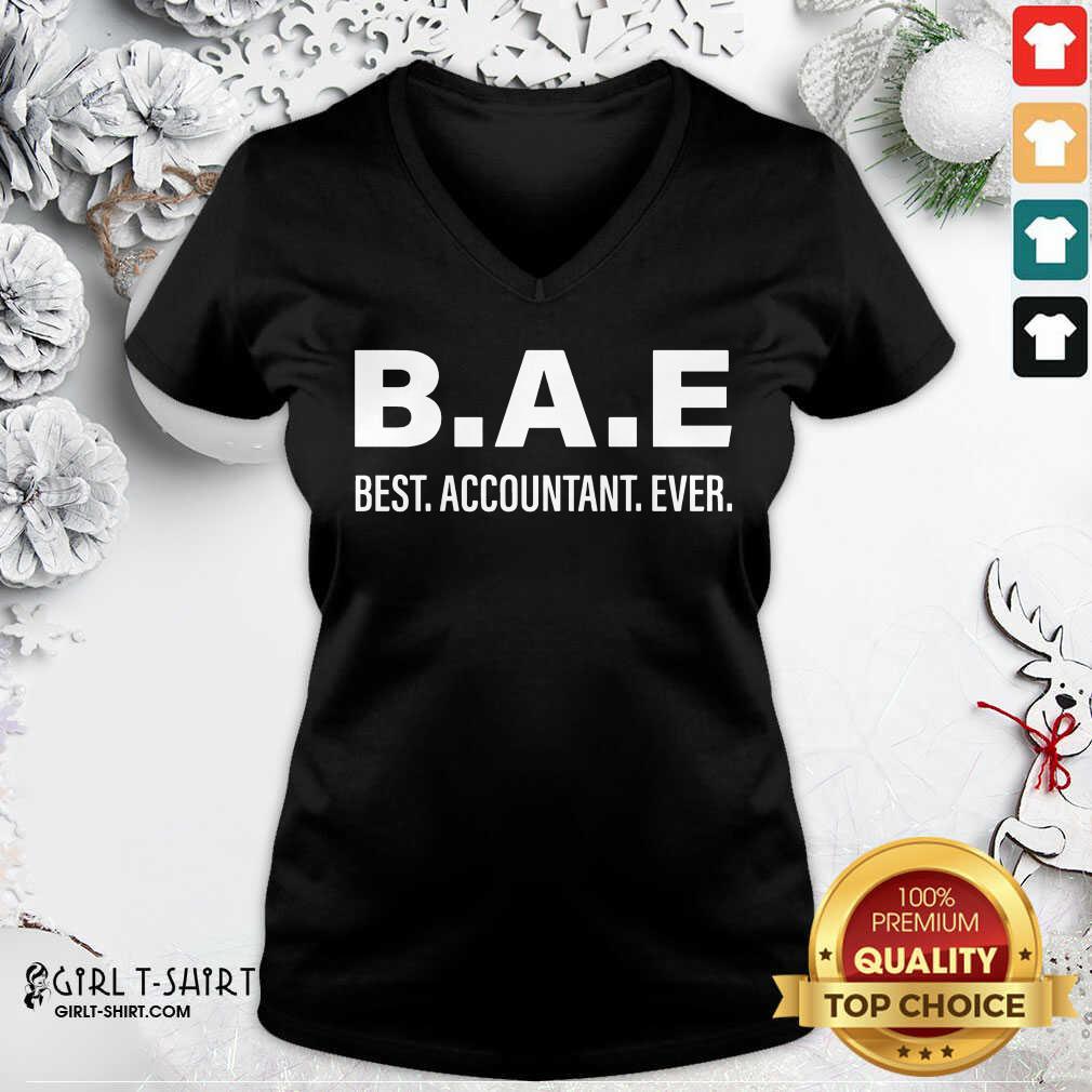 Pretty B.A.E Best Accountant Ever Shirt - Image 3