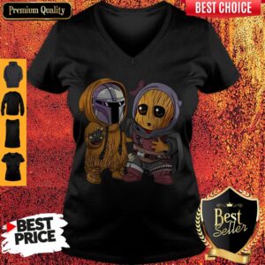 Alternative view of Pretty Baby Boba Fett And Baby Groot Shirt