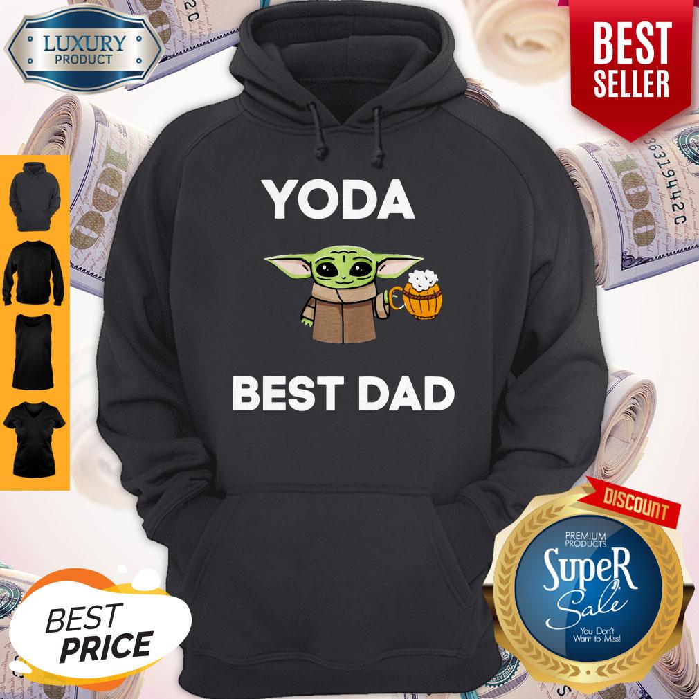 Pretty Baby Yoda Best Dad Shirt - Image 2