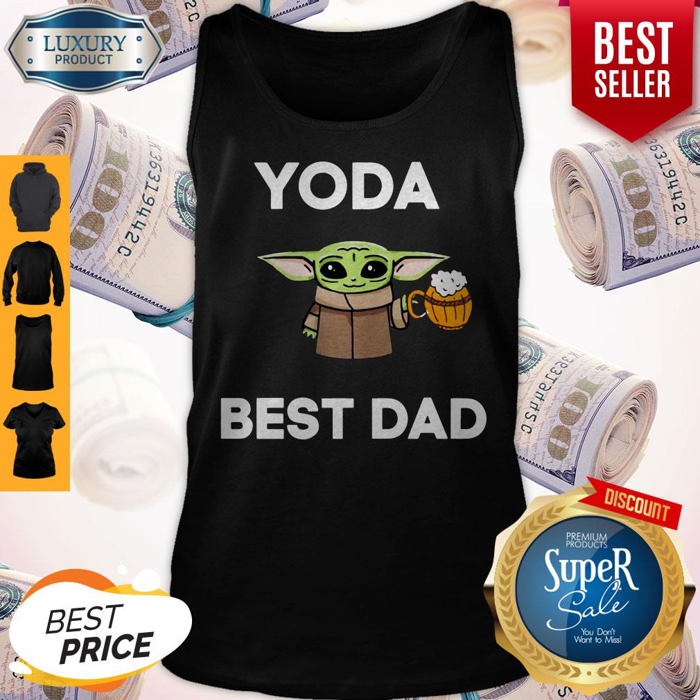 Pretty Baby Yoda Best Dad Shirt - Image 4