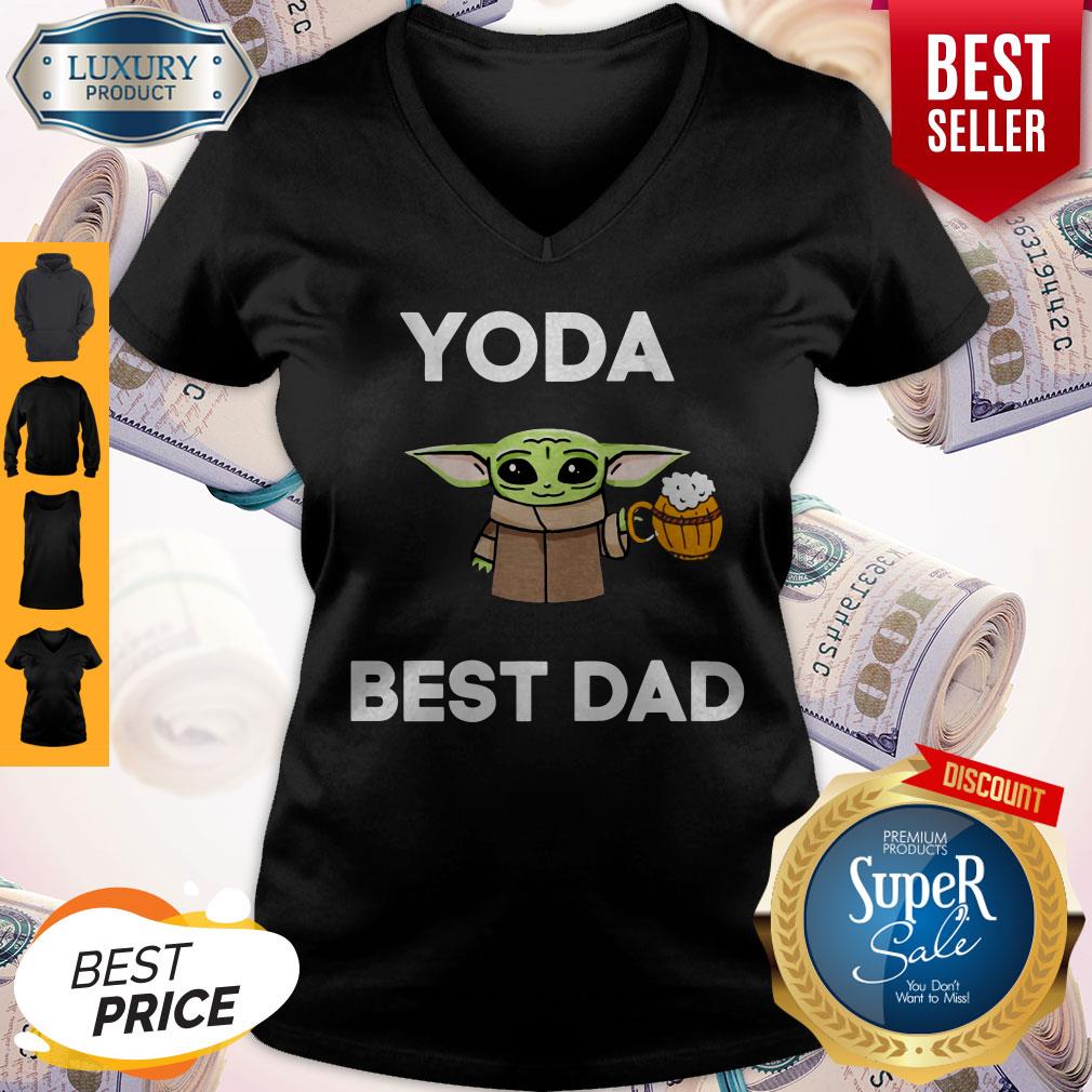 Pretty Baby Yoda Best Dad Shirt - Image 3