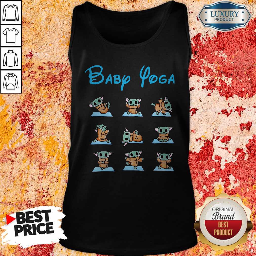 Pretty Baby Yoga Baby Yoda Do Exercise Shirt - Image 4
