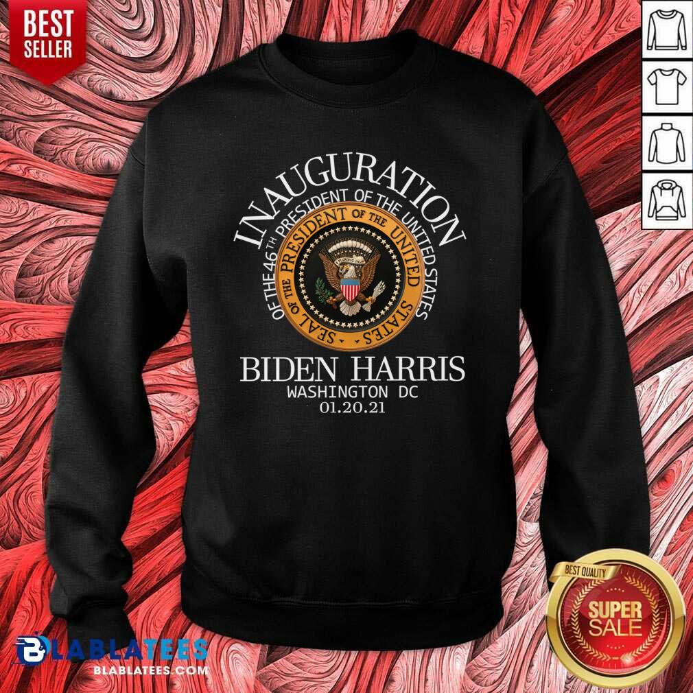 Pretty Biden Harris President Inauguration 2021 Presidential Seal Shirt - Image 3