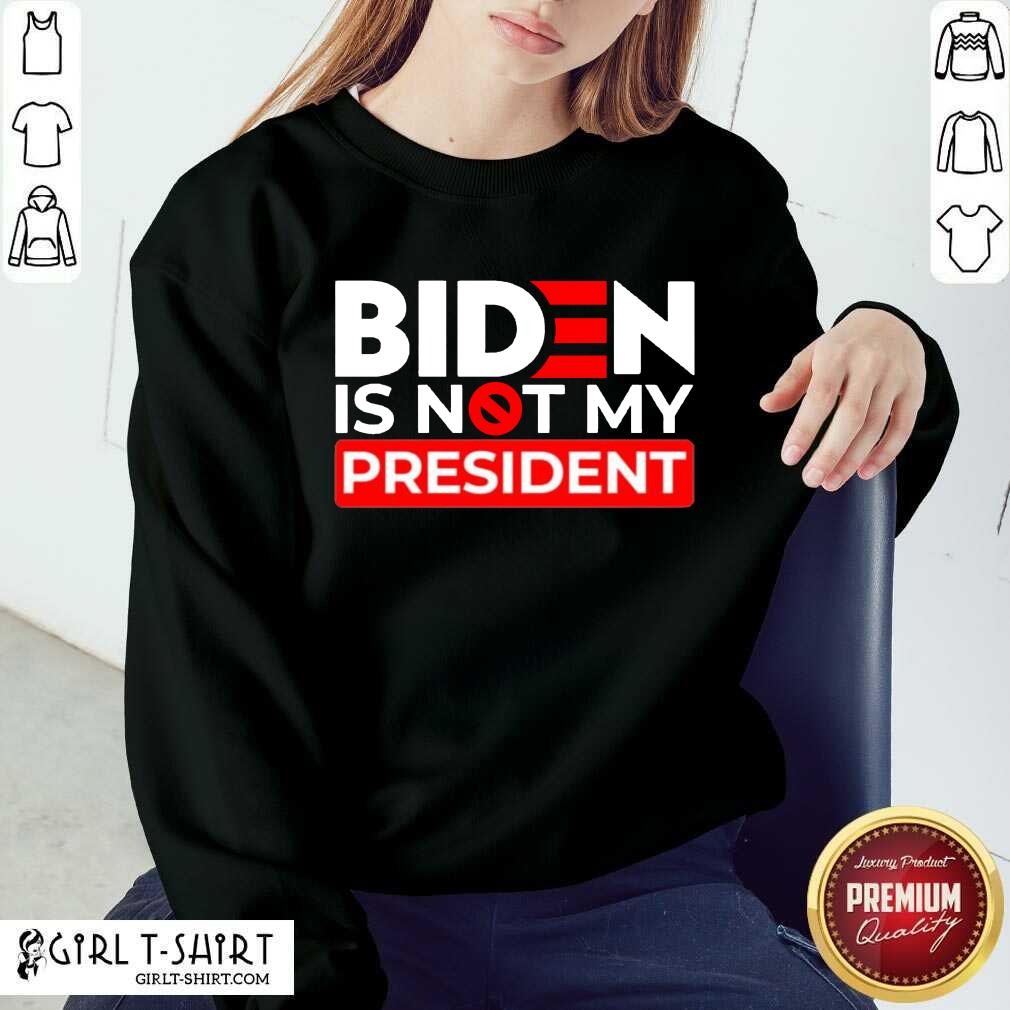 Pretty Biden Is Not My President Shirt - Image 4