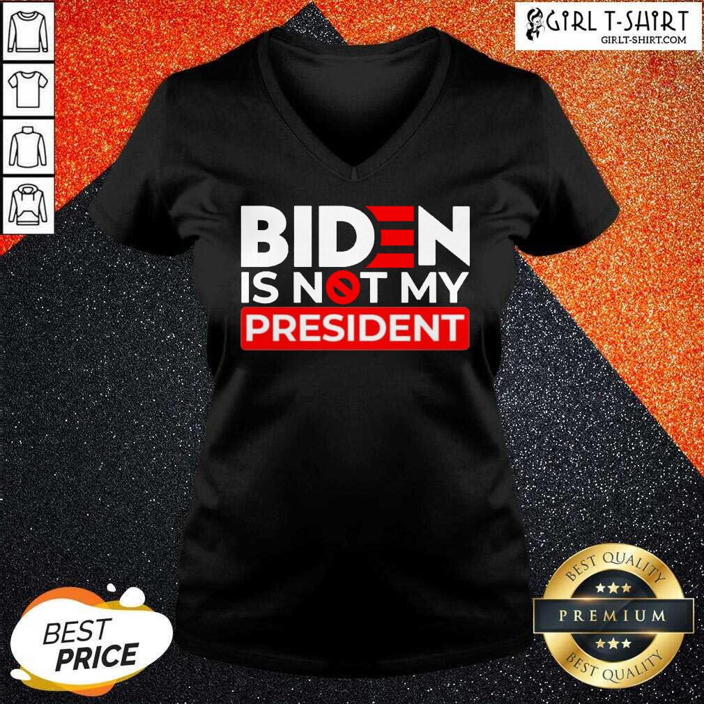 Pretty Biden Is Not My President Shirt - Image 2