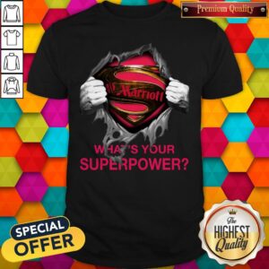 Pretty Blood Inside Me Marriott What’s Your Superpower Shirt