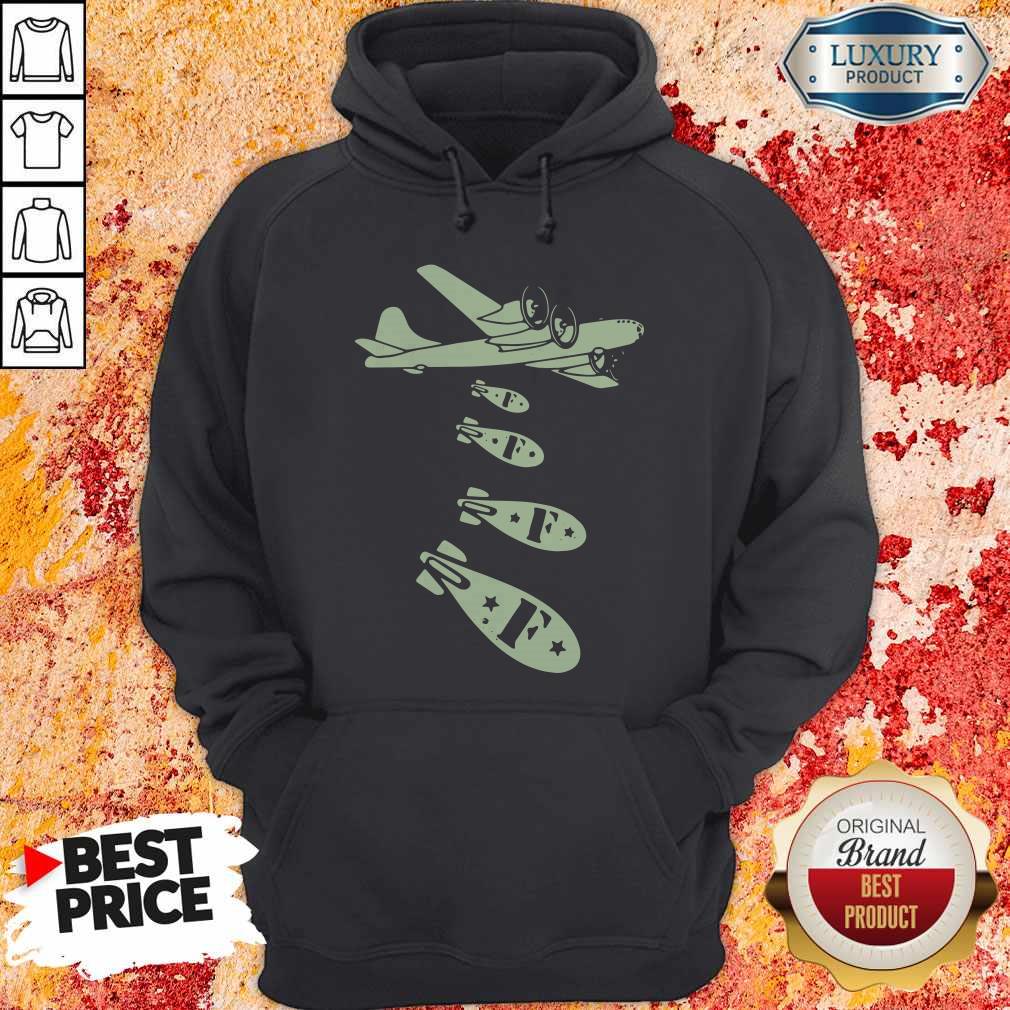 Pretty Bomber Dropping Bombs Shirt - Image 5