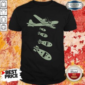 Pretty Bomber Dropping Bombs Shirt