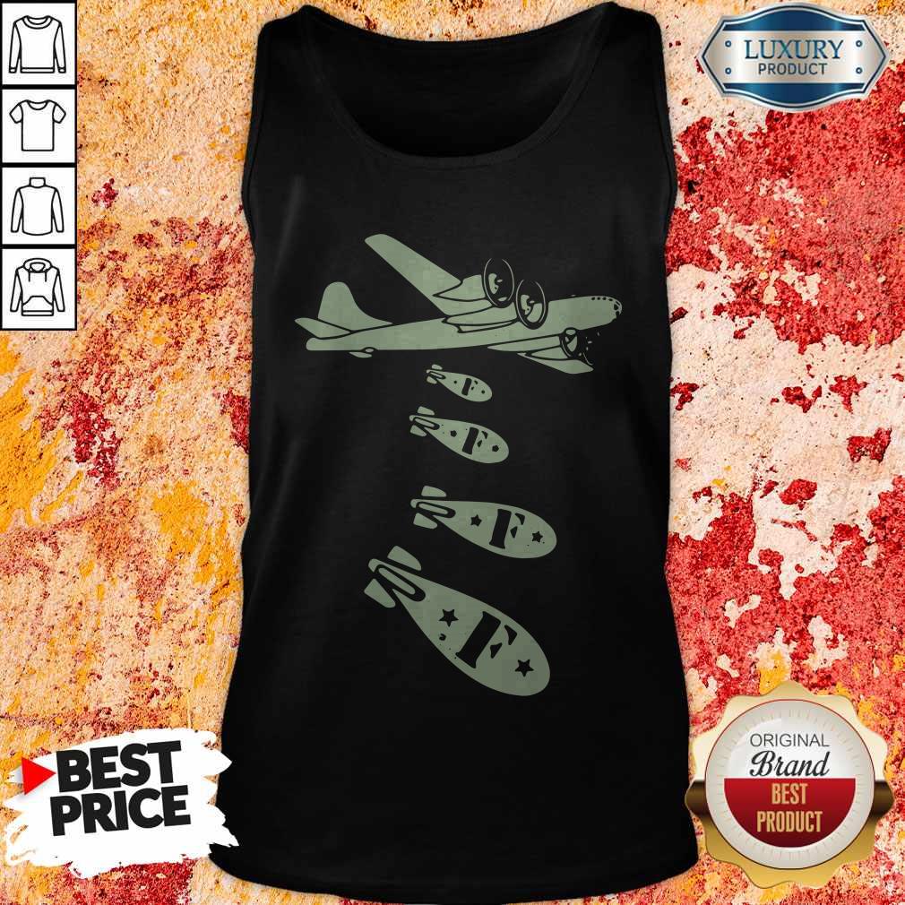 Pretty Bomber Dropping Bombs Shirt - Image 4