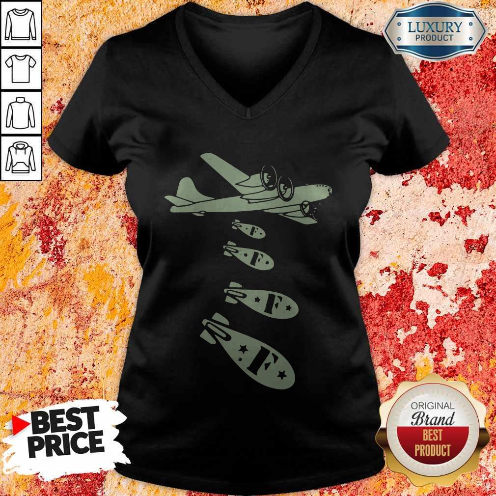 Pretty Bomber Dropping Bombs Shirt - Image 3