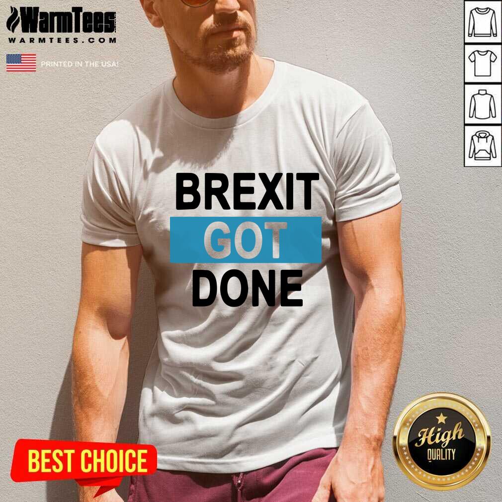 Pretty Brexit Got Done Got Brexit Done Leave Eu January 2021 Uk Flag Brexit Day Shirt - Image 5
