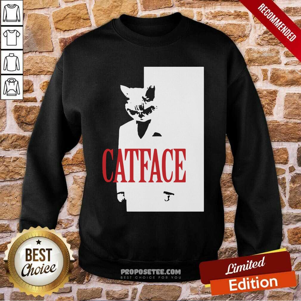 Pretty Cat Face Shirt - Image 5