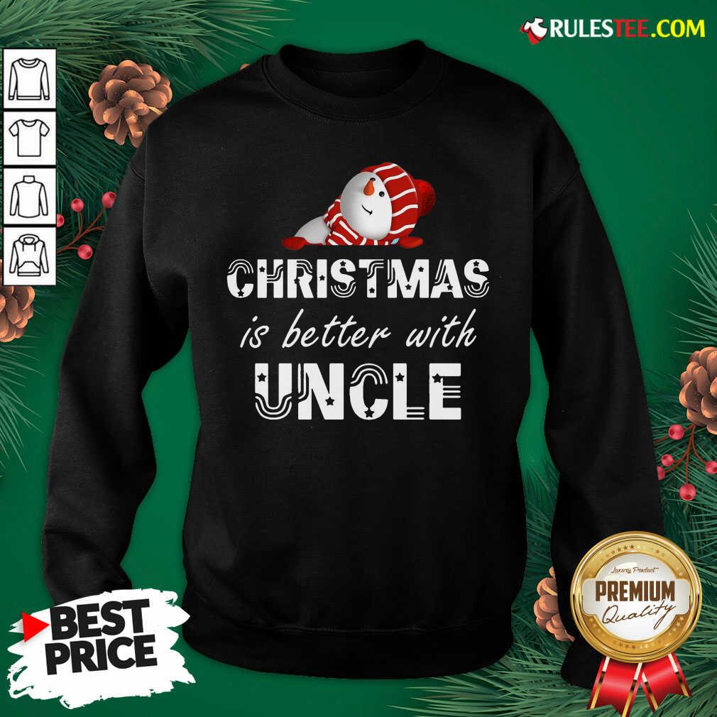 Pretty Cute Christmas Is Better With Uncle Shirt - Image 5