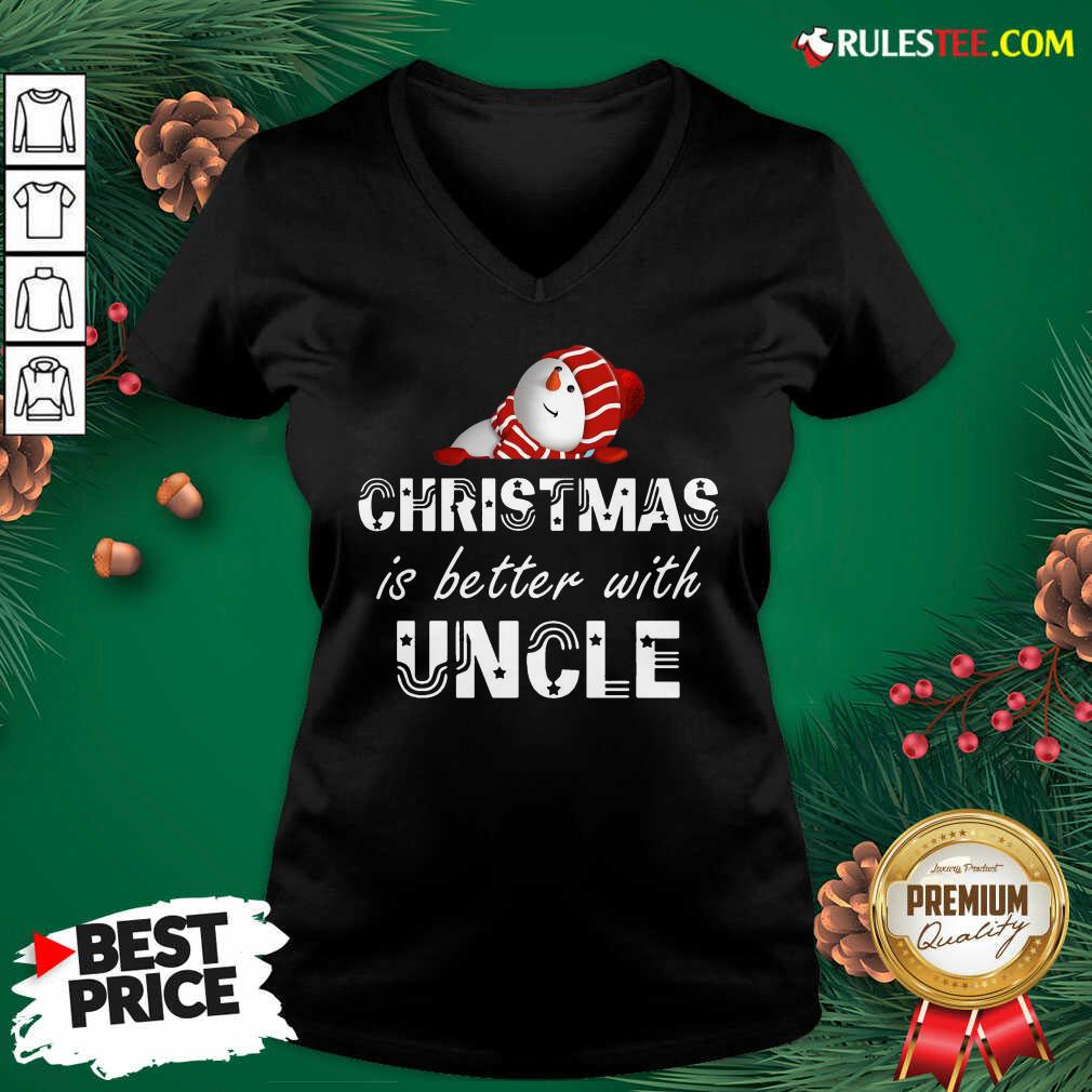 Pretty Cute Christmas Is Better With Uncle Shirt - Image 3