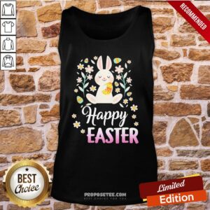 Alternative view of Pretty Cute Rabbit Happy Easter 2021 Shirt