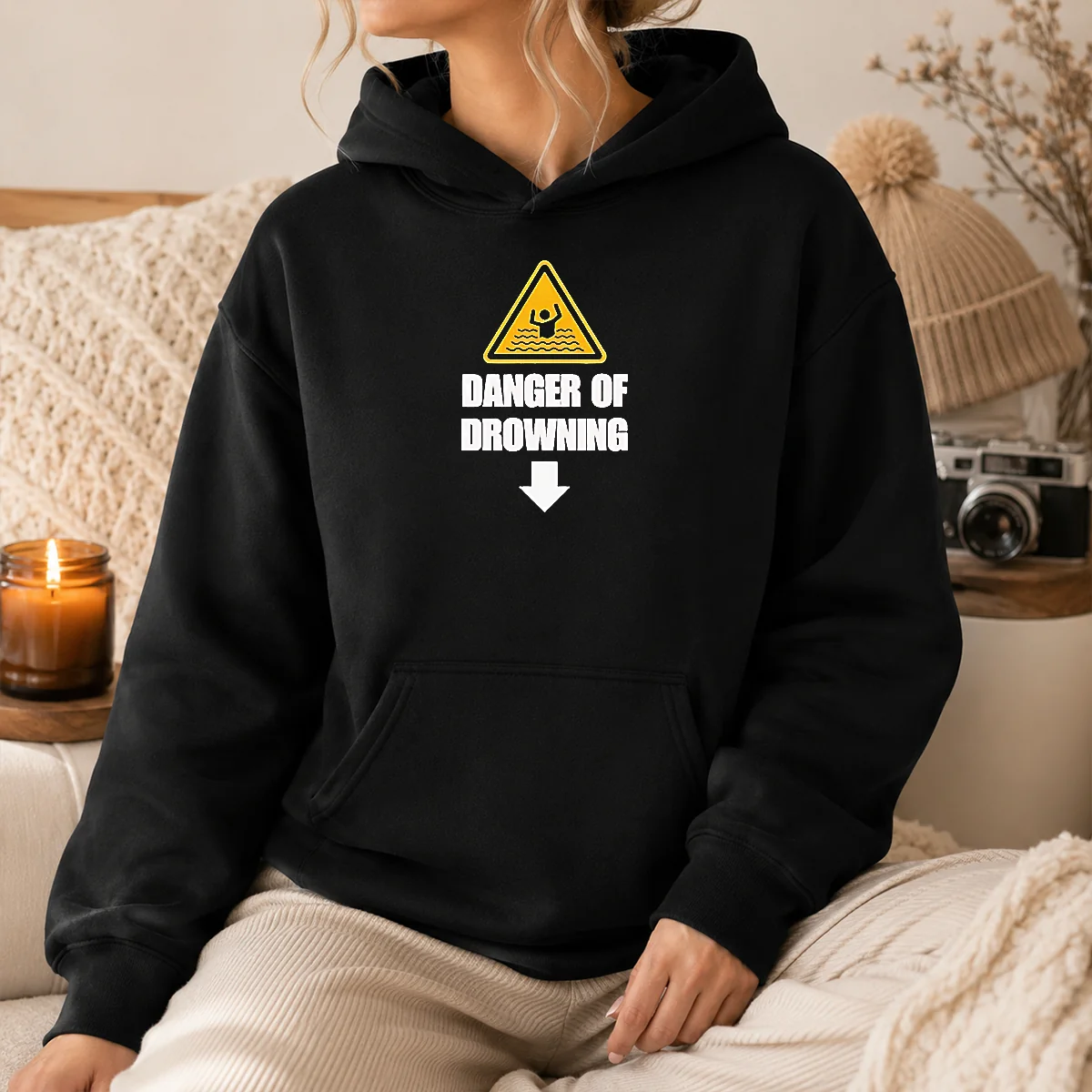 Pretty Danger Of Drowning Symbol Sign Water Safety Alert Warning Shirt
