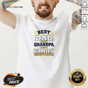 Alternative view of Pretty Family Celebration Typography Proud Dad Grandpas Shirt