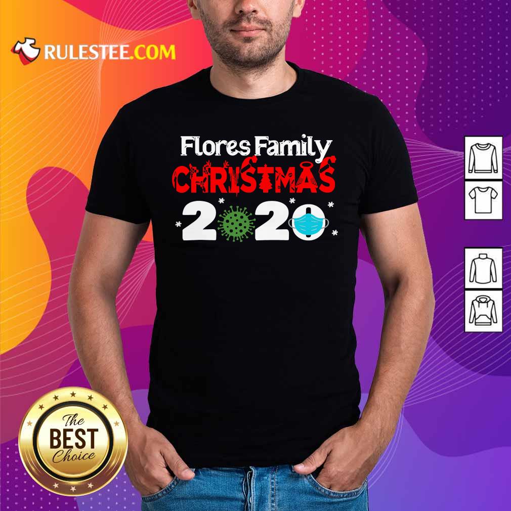 Pretty Flores Christmas 2020 Mask Corona Virus Shirt