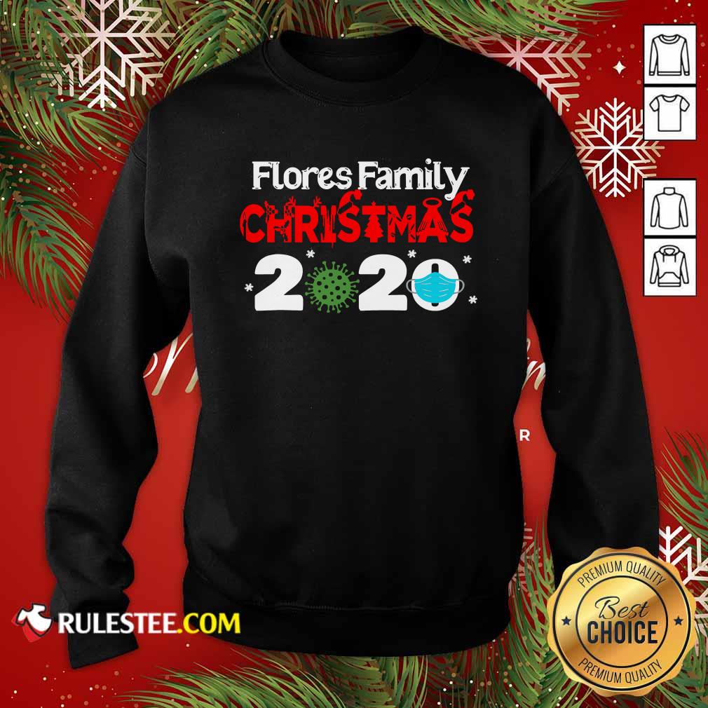 Pretty Flores Christmas 2020 Mask Corona Virus Shirt - Image 5