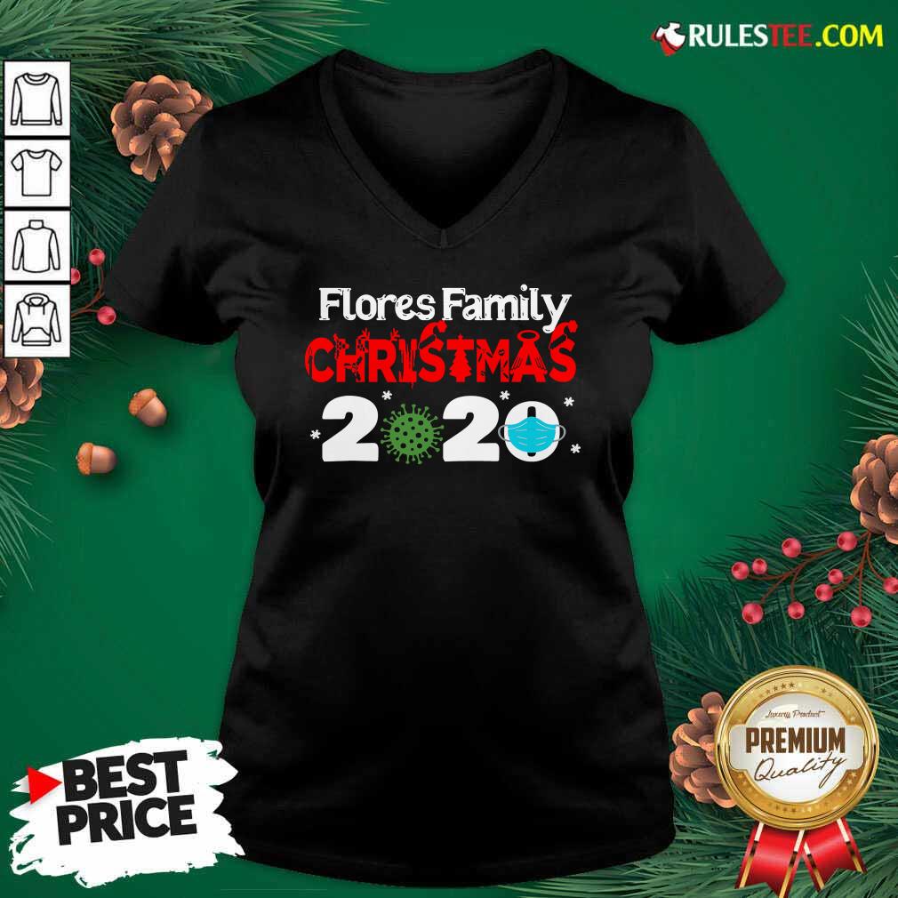 Pretty Flores Christmas 2020 Mask Corona Virus Shirt - Image 3
