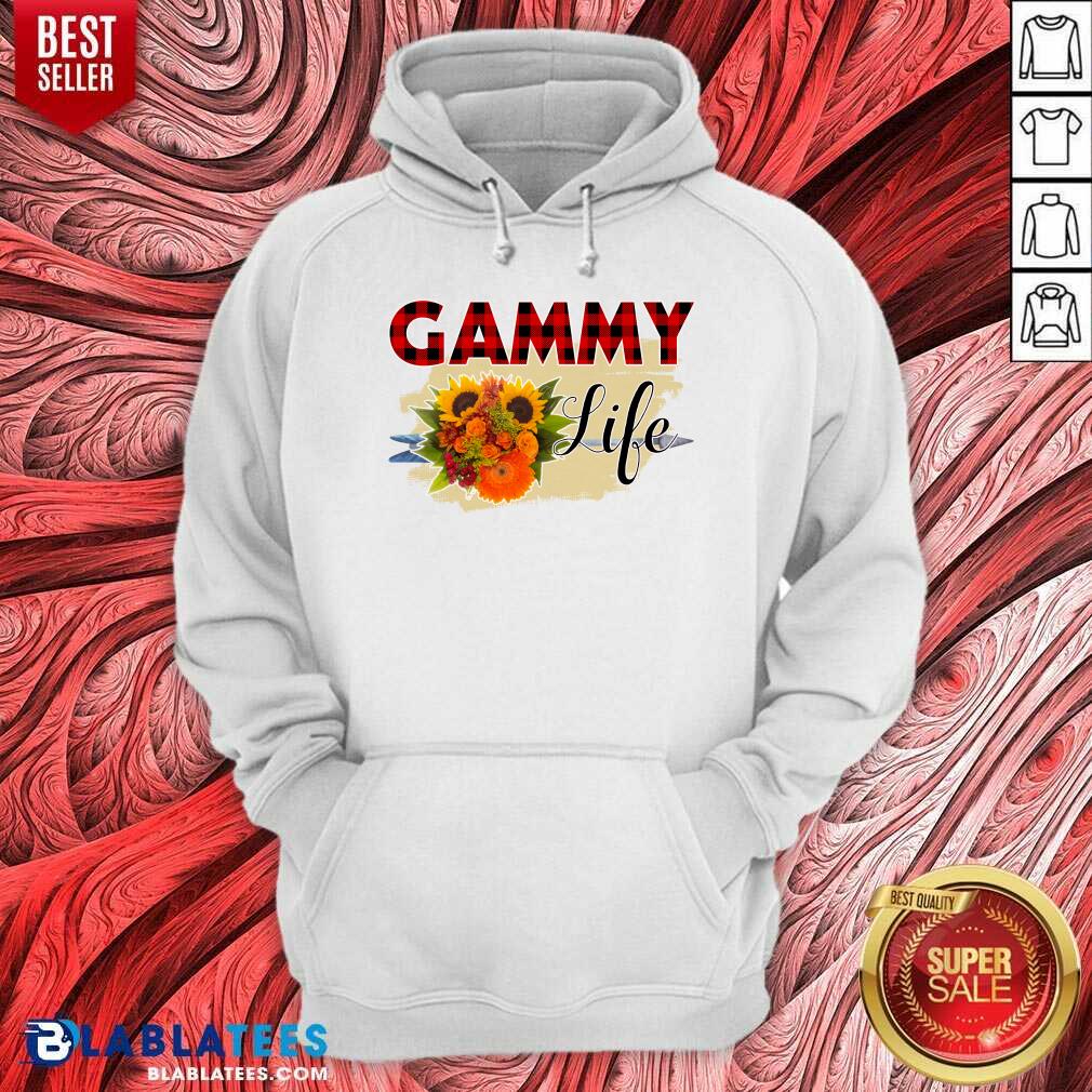 Pretty Gammy Life Flower Shirt - Image 2