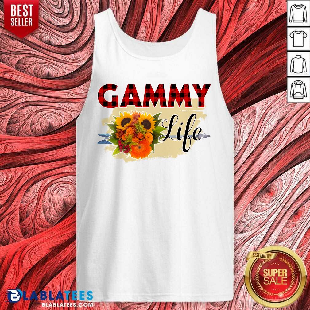Pretty Gammy Life Flower Shirt - Image 4