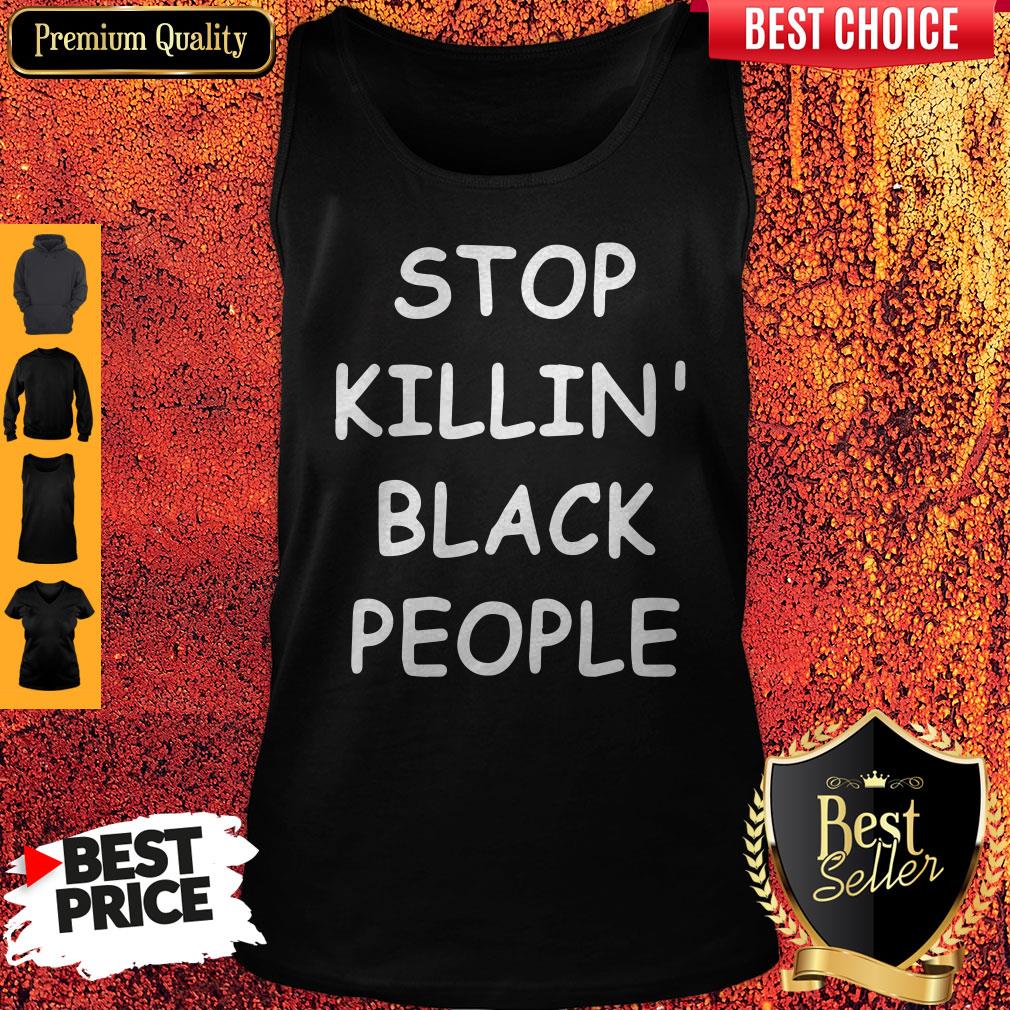 Pretty George Floyd Stop Killing Black People Shirt - Image 3
