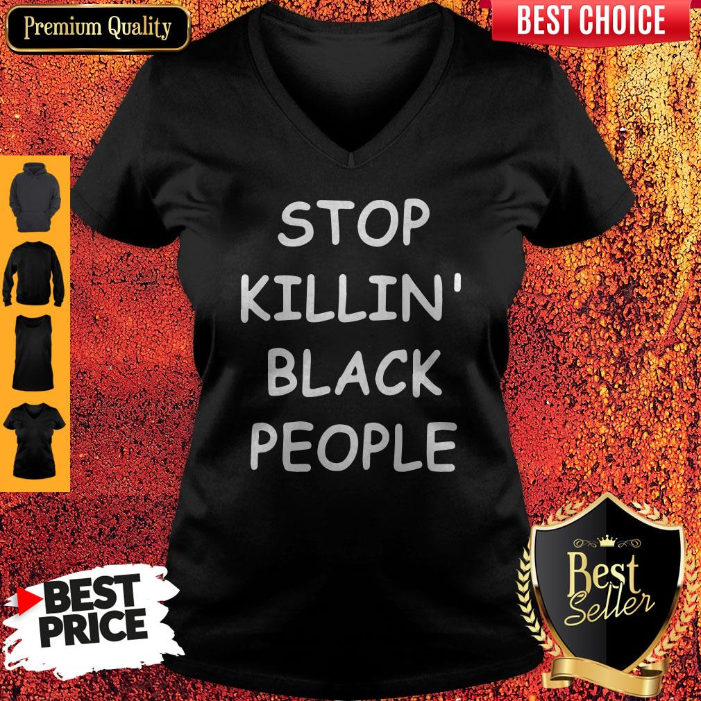 Pretty George Floyd Stop Killing Black People Shirt - Image 2