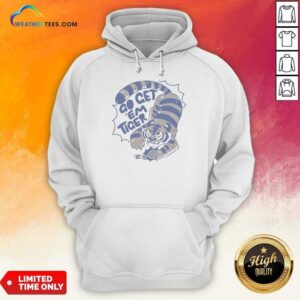 Alternative view of Pretty Go Get Em Tiger Cute Little Cub Chasing A Mouse In The Jungle Illustration Shirt
