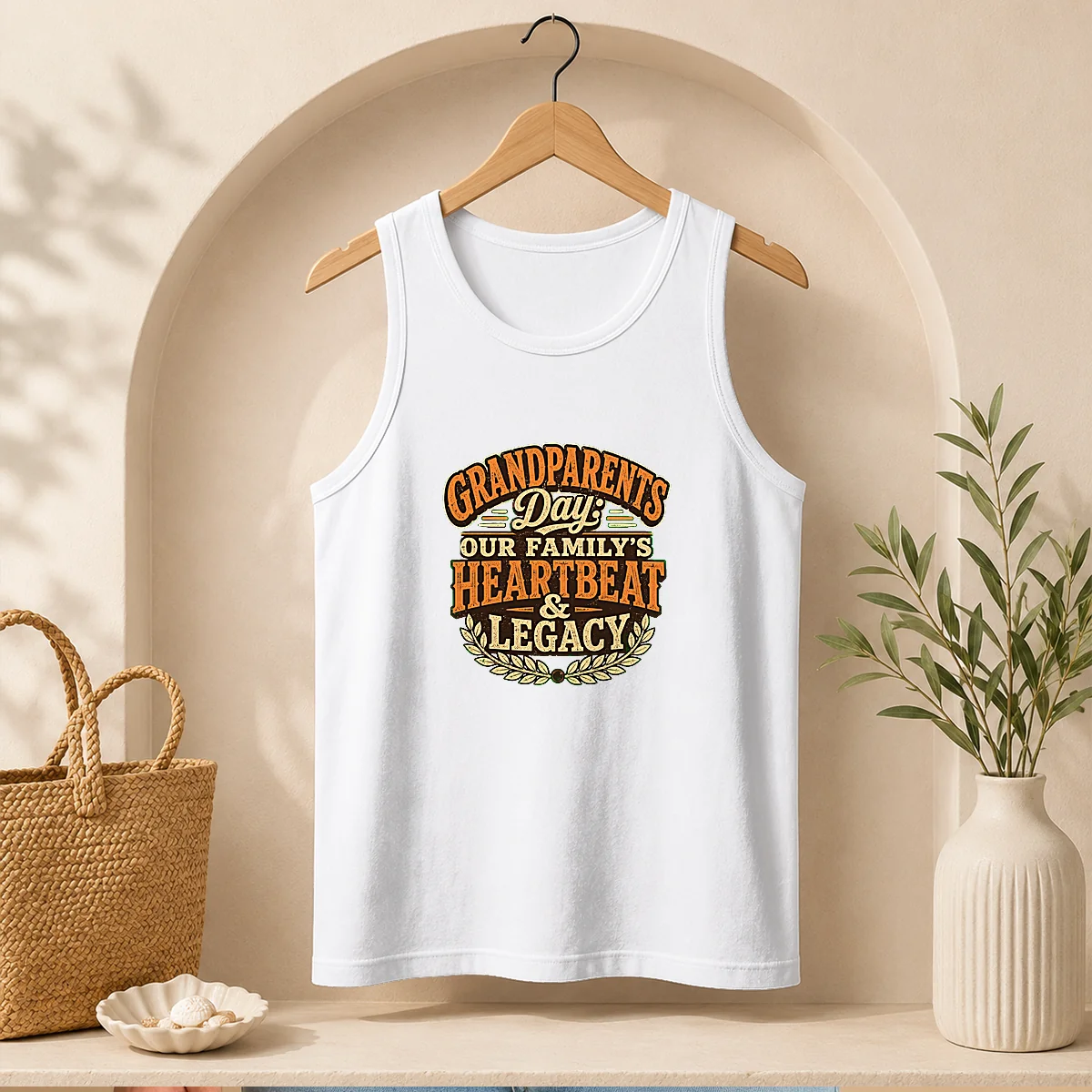 Pretty Grandparents Day Vintage Heartbeat Tribute Shirt - Image 6