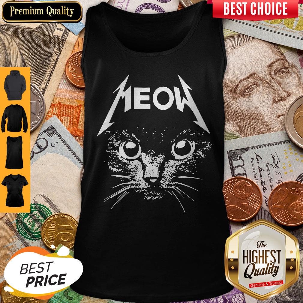 Pretty Great Metallica Meowtalica Black Cat Shirt - Image 4