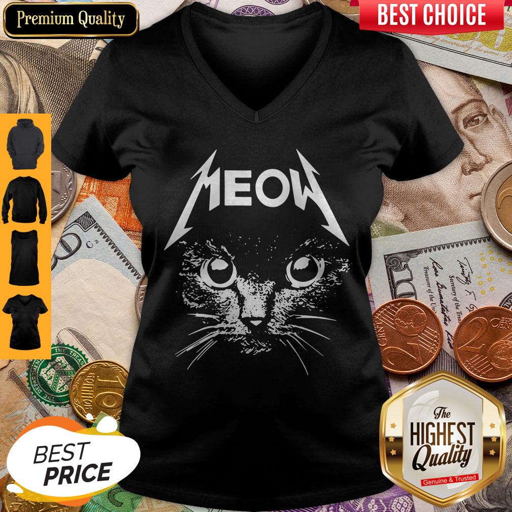 Pretty Great Metallica Meowtalica Black Cat Shirt - Image 3