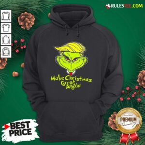 Alternative view of Pretty Grinch Trump Make Christmas Great Again Shirt