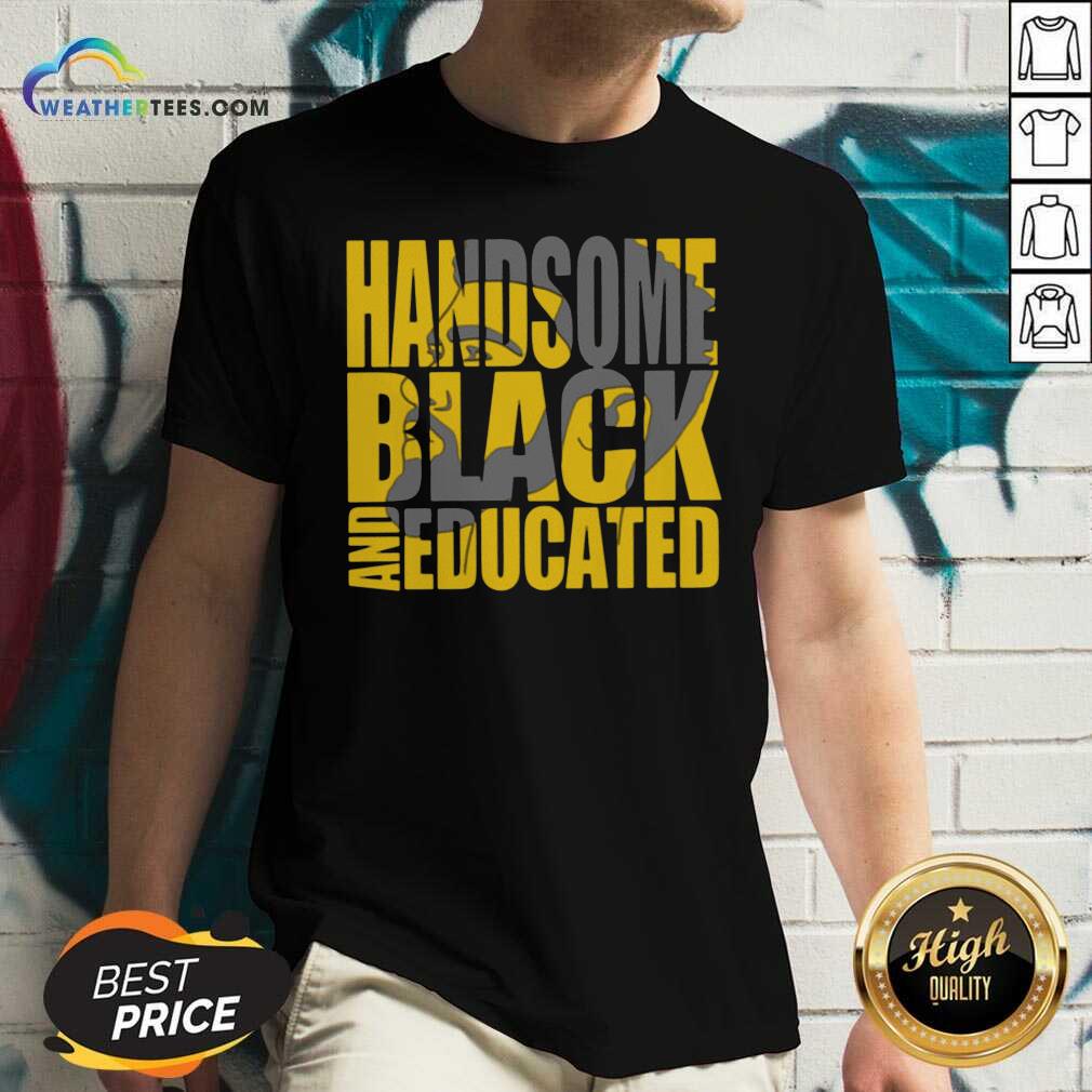 Pretty Handsome Black And Educated Shirt - Image 3