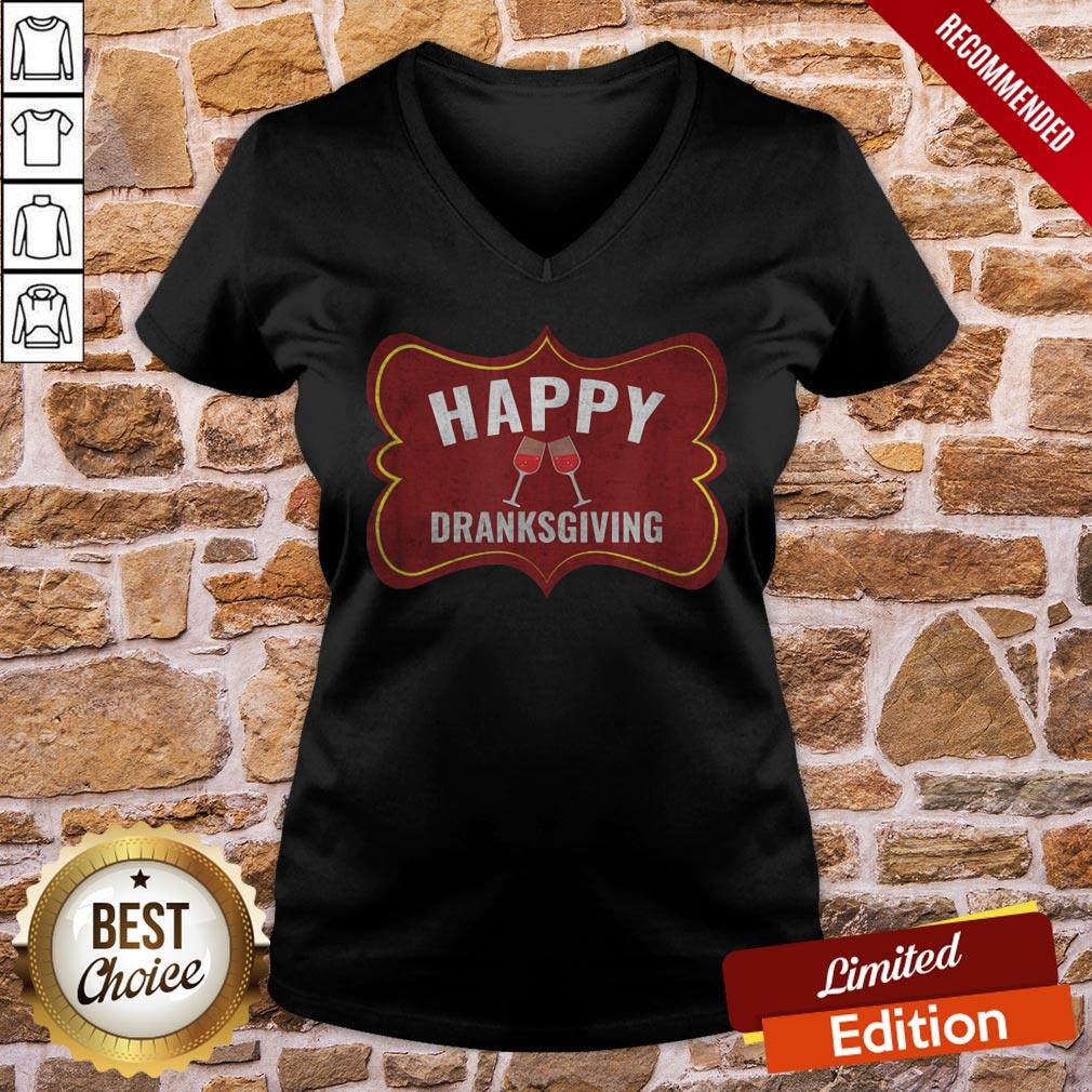 Pretty Happy Dranksgiving Beer Drinker Thanksgiving Shirt - Image 2
